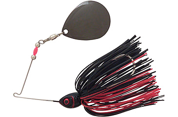 Image of Booyah Moon Talker Spinnerbait, 1/2oz, Black/Red Colorado, BYMT12603