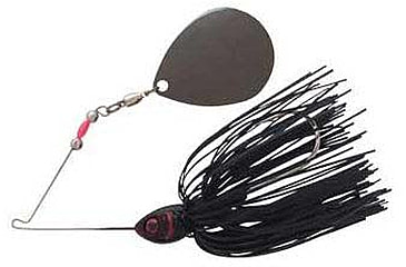 Image of Booyah Moon Talker Spinnerbait, 1/2oz, Black/Silver Flake, BYMT12601