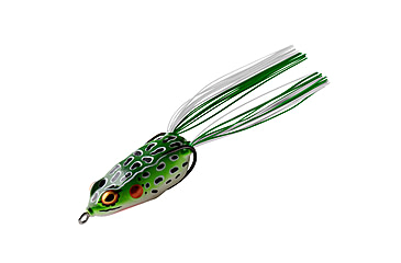 Image of Booyah Pad Crasher Jr Soft Bait, 1/4 oz, 2in, Red Croak, BYPC2914