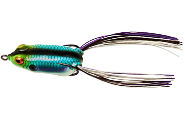 Image of Booyah Pad Crasher Soft Bait, 1/2oz, 2 1/2in, Aqua Frog, BYPC3908