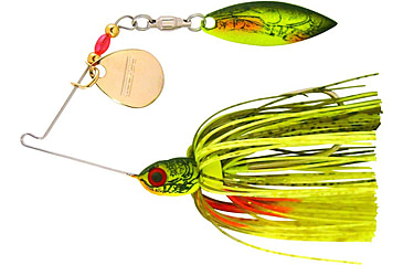Image of Booyah Pond Magic Real Craw Spinnerbait, 3/16oz, Moss Back Craw, BYPM36716