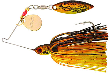 Image of Booyah Pond Magic Real Craw Spinnerbait, 3/16oz, Sunrise Craw, BYPM36715