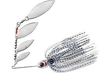 Image of Booyah Super Shad Quad Blade Spinnerbait, 3/8oz, Purple Glimmer Shad, BYSS38610