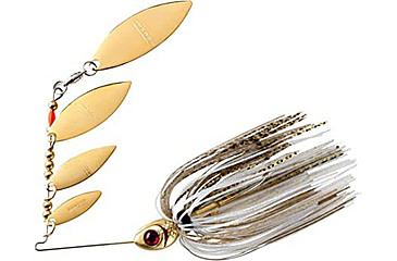 Image of Booyah Super Shad Quad Blade Spinnerbait, 3/8oz, Golden Shiner, BYSS38611