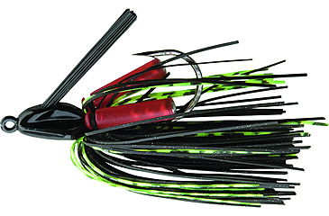 Image of Booyah Swim'n Jig, 3/8 oz, Black/Black Chart, BYSJ3809