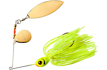 Image of Booyah Tandem Blade Spinnerbait, 3/8oz, Chartreuse, BYBT38617