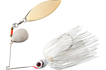 Image of Booyah Tandem Blade Spinnerbait, 1/4oz, Snow White, BYBT14615