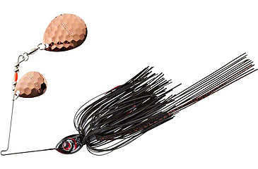 Image of Booyah Tux &amp; Tails Spinnerbait, 1/2oz, Black/Copper, BYTCC12674