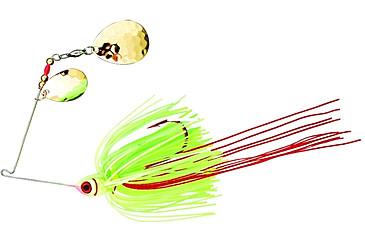 Image of Booyah Tux &amp; Tails Spinnerbait, 1/2oz, Wounded Limetreuse, BYTCC12675