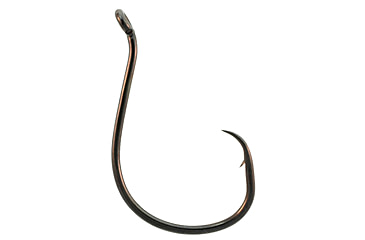 Image of Boss Kat Octopus Circle Offset, Black Nickel, Size 3/0, BK11Z 3/0