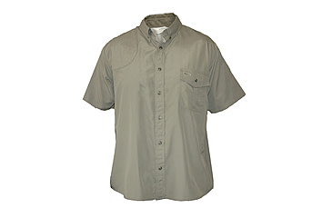Image of Boyt Harness Mens Hu151 Short Sleeve Mesh Back Quick Dry Shirt, Sage, Medium 43115