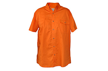 Image of Boyt Harness Mens Hu166 Upland Scout Short Sleeve, Blaze Orange, Medium 15334