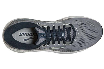 Image of Brooks Addiction GTS 15 Running Shoes - Womens, Wide, Grey/Navy/Aqua, 8.5, 1203521D099.085