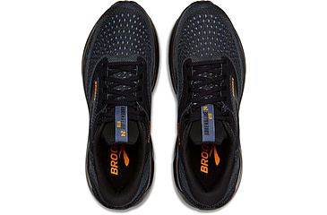 Image of Brooks Adrenaline GTS 24 Road Running Shoes - Mens, Black/Country Blue/Orange, 9.0 US/Medium, 1104371D076.090
