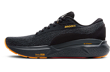 Image of Brooks Adrenaline GTS 24 Road Running Shoes - Mens, Black/Ebony/Burnt Sienna, 11.0 US/Medium, 1104371D066.110