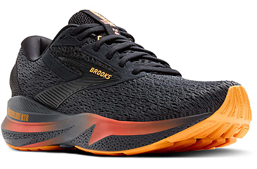 Image of Brooks Adrenaline GTS 24 Road Running Shoes - Mens, Black/Ebony/Burnt Sienna, 11.0 US/Medium, 1104371D066.110