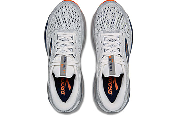 Image of Brooks Adrenaline GTS 24 Road Running Shoes - Mens, White/Peacoat/Alloy, 12.0 US/Medium, 1104371D129.120