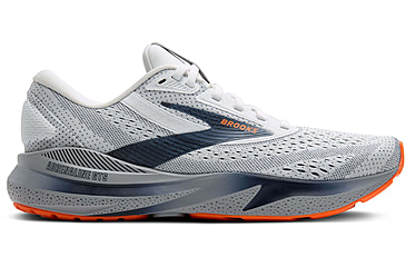 Image of Brooks Adrenaline GTS 24 Road Running Shoes - Mens, White/Peacoat/Alloy, 12.0 US/Medium, 1104371D129.120