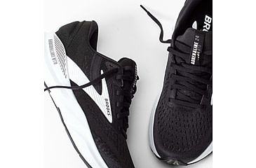 Image of Brooks Adrenaline GTS 24 Road Running Shoes - Womens, Black/White, 6.5 US/Medium, 1204261B087.065