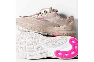 Image of Brooks Adrenaline GTS 24 Road Running Shoes - Womens, Chateau Grey/Coconut/Pink, 6.5 US/Medium, 1204261B159.065