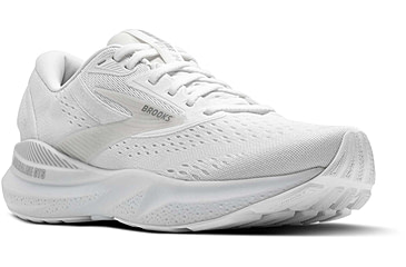 Image of Brooks Adrenaline GTS 24 Road Running Shoes - Womens, White/Oyster/Alloy, 6.5 US/Medium, 1204261B148.065