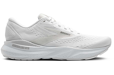Image of Brooks Adrenaline GTS 24 Road Running Shoes - Womens, White/Oyster/Alloy, 6.5 US/Medium, 1204261B148.065