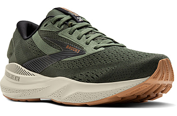 Image of Brooks Adrenaline GTS 24 Running Shoes - Mens, Thyme/Black/Pelican, 9 US, 1104371D302.090