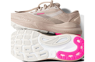 Image of Brooks Adrenaline GTS 24 Running Shoes - Womens, Chateau Grey/Coconut/Pink, 8.5 US, 1204261B159.085