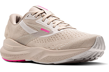 Image of Brooks Adrenaline GTS 24 Running Shoes - Womens, Chateau Grey/Coconut/Pink, 8.5 US, 1204261B159.085