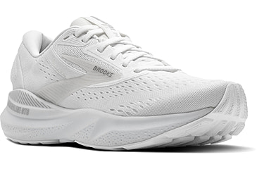 Image of Brooks Adrenaline GTS 24 Running Shoes - Womens, White/Oyster/Alloy, 7.5 US, 1204261B148.075