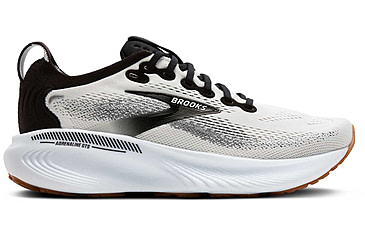 Image of Brooks Adrenaline GTS 25 - Womens Road Running Shoes, White/Black/White, 8.5 US, 1204431D189.085