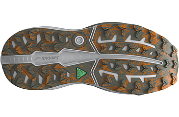 Image of Brooks Caldera 8 Trailrunning Shoes - Mens, Dusty Olive/Lime/Oyster, 8, 1D, 1104401D314.080