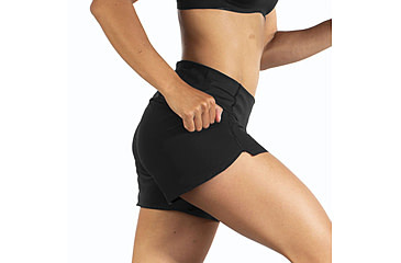 Image of Brooks Chaser 5 Short - Womens, Black, Medium, 221465001.030