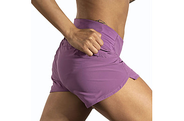 Image of Brooks Chaser 5 Short - Womens, Washed Plum, Large, 221465516.035