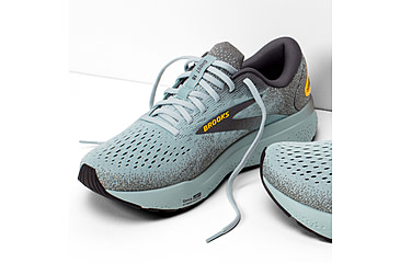 Image of Brooks Ghost 16 Road Running Shoes - Mens, Cloud/Grey/Gold, 9.5 US/Medium, 1104181D432.095
