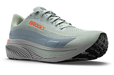 Image of Brooks Ghost 17 GTX Road Running Shoes - Mens, Smoke/Primer Grey/Orange, 12, 1D, 1104621D022.120