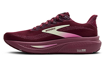 Image of Brooks Ghost 17 Road Running Shoes - Womens, Burgundy/Pink/Green, 6.5, 1B, 1204311B581.065