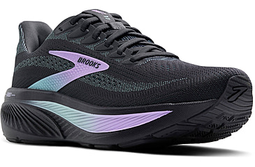 Image of Brooks Ghost 17 Road Running Shoes - Womens, Grey/Clearwater/Purple, 6.5, 1B, 1204311B081.065