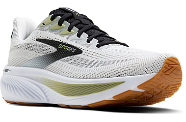 Image of Brooks Ghost 17 Rosd Running Shoes - Mens, White/Black/Tea, 12, 1D, 1104421D191.120