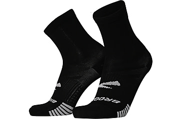Image of Brooks Ghost Lite Crew 2-Pack Sock, Black, XL, 280490001.040