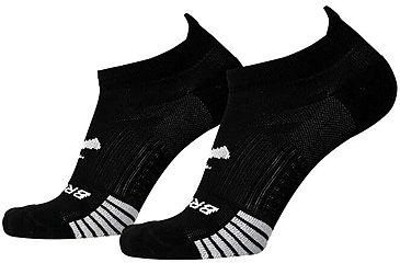 Image of Brooks Ghost Lite No Show 2-Pack Sock, Black, S, 280496001.025