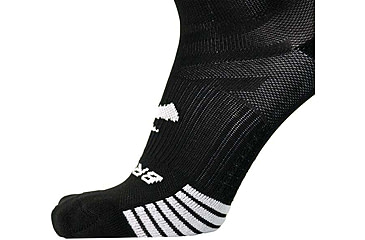 Image of Brooks Ghost Lite Quarter 2-Pack Sock, Black, XL, 280497001.040