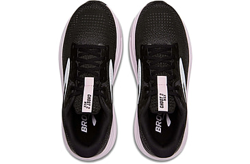 Image of Brooks Ghost Max 2 Road Running Shoes - Womens, Black/White/Orchid Ice, 7.0 US/Medium, 1204201B077.070