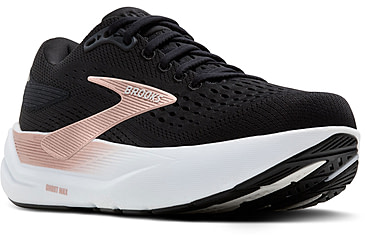 Image of Brooks Ghost Max 3 Road Running Shoes - Womens, Black/black/Rose Gold, 9.5, 1B, 1204571B043.095