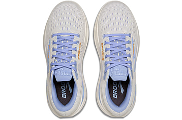 Image of Brooks Ghost Max 3 Road Running Shoes - Womens, Coconut/Blue Heron/Orange, 9, 1B, 1204571B151.090