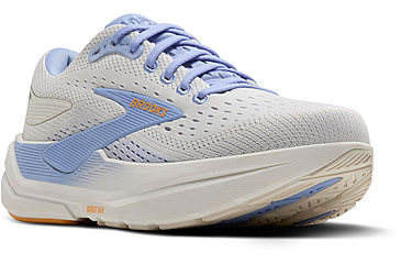 Image of Brooks Ghost Max 3 Road Running Shoes - Womens, Coconut/Blue Heron/Orange, 9, 1B, 1204571B151.090