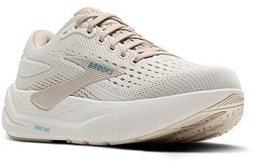 Image of Brooks Ghost Max 3 Road Running Shoes - Womens, Coconut/Chateau Grey/Blue, 10, 1B, 1204571B181.100