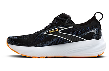 Image of Brooks Glycerin 22 Road Running Shoes - Mens, Black/Country Blue/Orange Pop, 8, 1D, 1104451D013.080