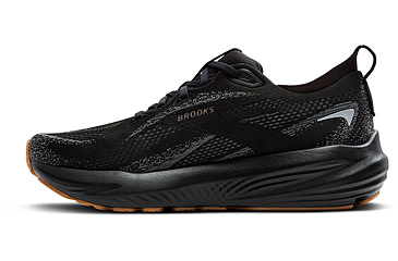 Image of Brooks Glycerin 22 Road Running Shoes - Mens, Black/Primer Gray/Biscuit, 13, 1D, 1104451D089.130