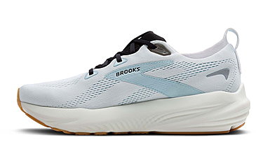 Image of Brooks Glycerin 22 Road Running Shoes - Mens, Bright White/Winter Sky/Black, 12.0 US/Medium, 1104451D175.120